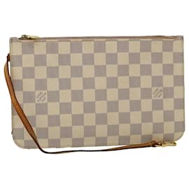 Louis Vuitton-Bolsa LOUIS VUITTON Damier Azur Neverfull MM LV Auth yk5170-Outro