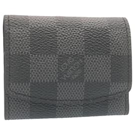 Louis Vuitton-LOUIS VUITTON Damier Graphite Cuff Case LV Auth ro153-Autre
