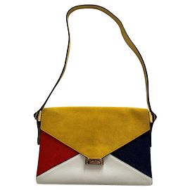 Céline Handbags White Yellow Mustard Navy blue