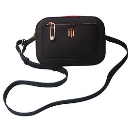 Tommy Hilfiger Leather Handbag Black Black