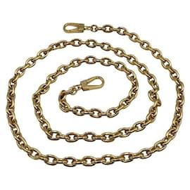 Louis Vuitton-Louis Vuitton detachable chain shoulder strap in golden metal-Golden