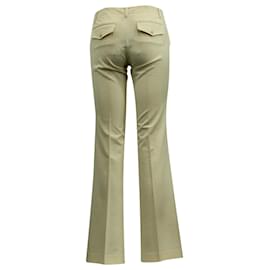 Theory-Theory Flare Pant in Cream Wool-White