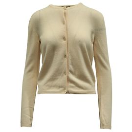 Cardigan Bottega Veneta Boutonné en Cachemire Rose Clair Rose