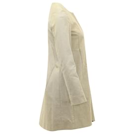 Marni-Marni Long Coat in Beige Cotton -Beige