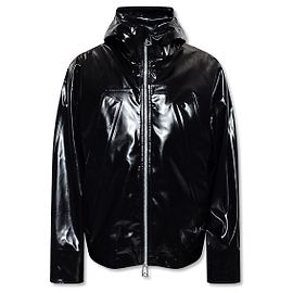 Bottega Veneta giacca nera bottega veeta con cappuccio Nero Verde