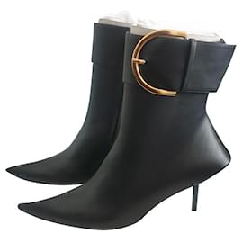 Balenciaga-botas de tornozelo-Preto