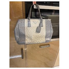 Prada-Handbags-Grey