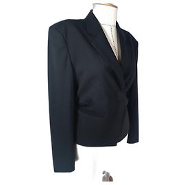 Rejina Pyo Black Wool Blazer Black