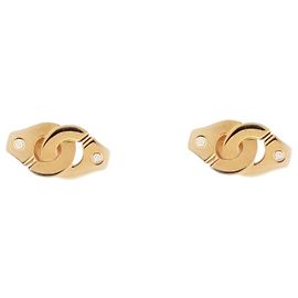 NOVE ORECCHINI DINH VAN MANETTE R8 giallo oro 18ORECCHINI DIAMANTI K D'oro