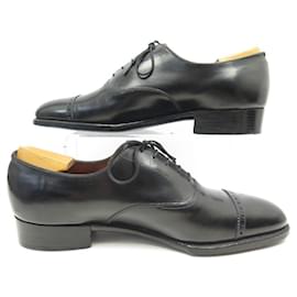 JM Weston-JM WESTON SHOES 302 Richelieu 7.5E 41.5 wide 42 + SHOES-Black