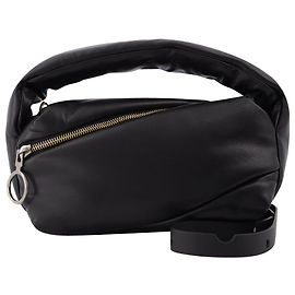 Off White Borsa a pompa 24 Borse a tracolla e hobo nere senza colore Nero