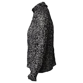 Ba&Sh-Ba&sh – Amelia – Bestickte Bluse aus schwarzer Viskose-Schwarz