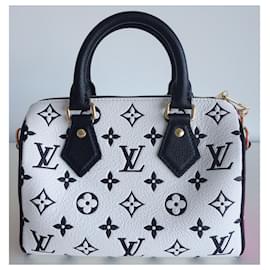 Louis Vuitton-VUITTON SPEEDY BAG 20-Black,Pink,White