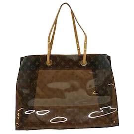 Louis Vuitton-Bolsa de ombro LOUIS VUITTON Monogram Vinil Cabas Cruise M50500 LV Auth ar7747b-Marrom