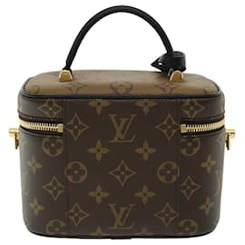 Louis Vuitton-LOUIS VUITTON Monogram Reverse Vanity NVPM Bolso de mano 2camino M45165 LV Auth 32450EN-Otro