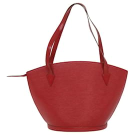 Louis Vuitton-LOUIS VUITTON Epi Saint Jacques Shopping Tote Bag Red M52267 LV Auth ar7745b-Red