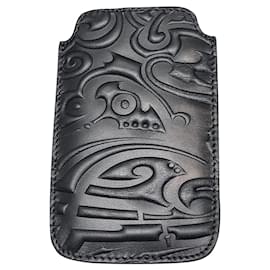 John Richmond-John Richmond Cell Phone Case-Black
