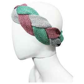 Gucci Haarband Silber Pink Grün