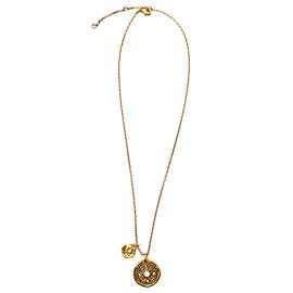 Collier pendentif médaille Goossens Doré