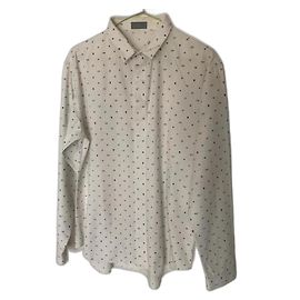 Camicia Dior Monogramma in Cotone Nero Bianco Nero Bianco