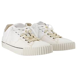Maison Martin Margiela-New Evolution Low Sneakers - Maison Margiela - White - Leather-White