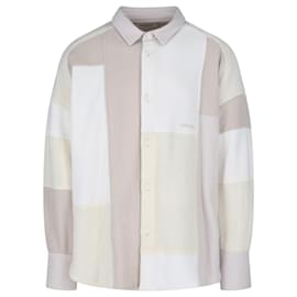 Autre Marque-Ambush Patchwork Shirt Jacket-White
