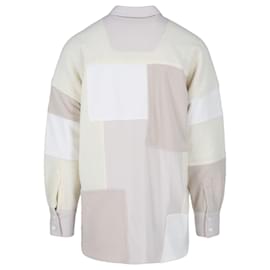 Autre Marque-Ambush Patchwork Shirt Jacket-White