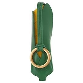 Bottega Veneta-Bottega Veneta Corn Leather Keychain-Yellow
