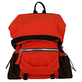 Bottega Veneta-Bottega Veneta Nylon Backpack-Orange