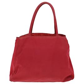 Prada-PRADA Hand Bag Nylon Red Auth fm1760-Red