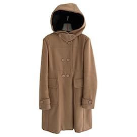 Prada-Coats, Outerwear-Brown