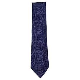 Hermès-Hermes purple silk tie-Purple