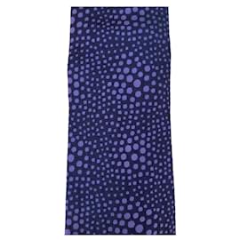 Hermès-Hermes gravata roxa de seda-Roxo
