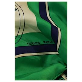 Hermès-Hermès scarves-Green