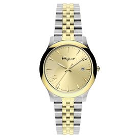 Salvatore Ferragamo Ferragamo Duo Watch Metallic