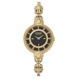 Relógio de metal Versus Versace Les Docks Dourado Metálico