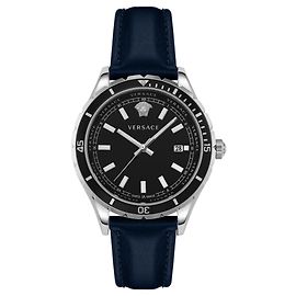 Versace Hellenyium Strap Watch Metallic