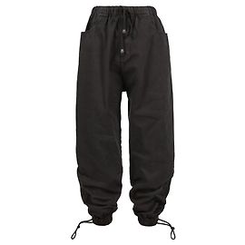 Gucci Washed Cotton Jogging Pants Black