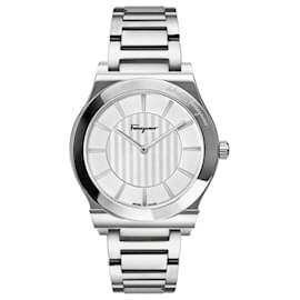 Salvatore Ferragamo-Salvatore Ferragamo Ferragamo 1898 Slim Watch-Silvery,Metallic