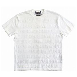 Louis Vuitton Pullover T-Shirt Schnitt Weiß