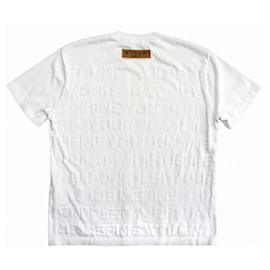Louis Vuitton-Louis Vuitton Pull T-shirt Coupe-Blanc