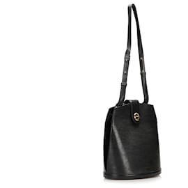 Louis Vuitton-Louis Vuitton Black Epi Cluny -Black