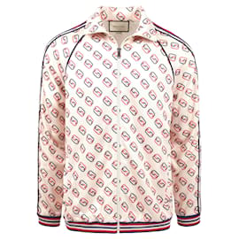 Gucci-Gucci chaqueta de chándal con GG entrelazados-Otro