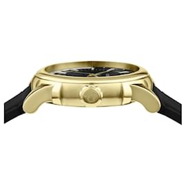 Versace-Versace GMT Vintage Strap Watch-Golden,Metallic