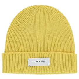 Gorro de lã canelado Givenchy Amarelo