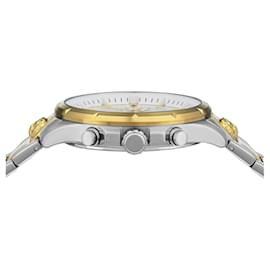 Versus Versace-Versus Versace Chrono Lion Modern Round Chronograph Watch-Metallic