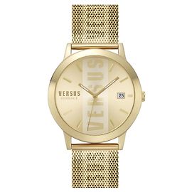 Versus Versace Montre Barbes Mesh Doré Métallisé