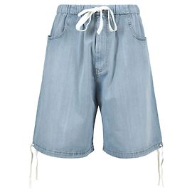 Short jeans desgastado Gucci Multicor
