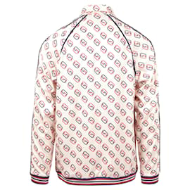 Gucci-Gucci chaqueta de chándal con GG entrelazados-Multicolor