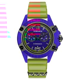 Versace-Versace Icon Active Chronograph Watch-Blue